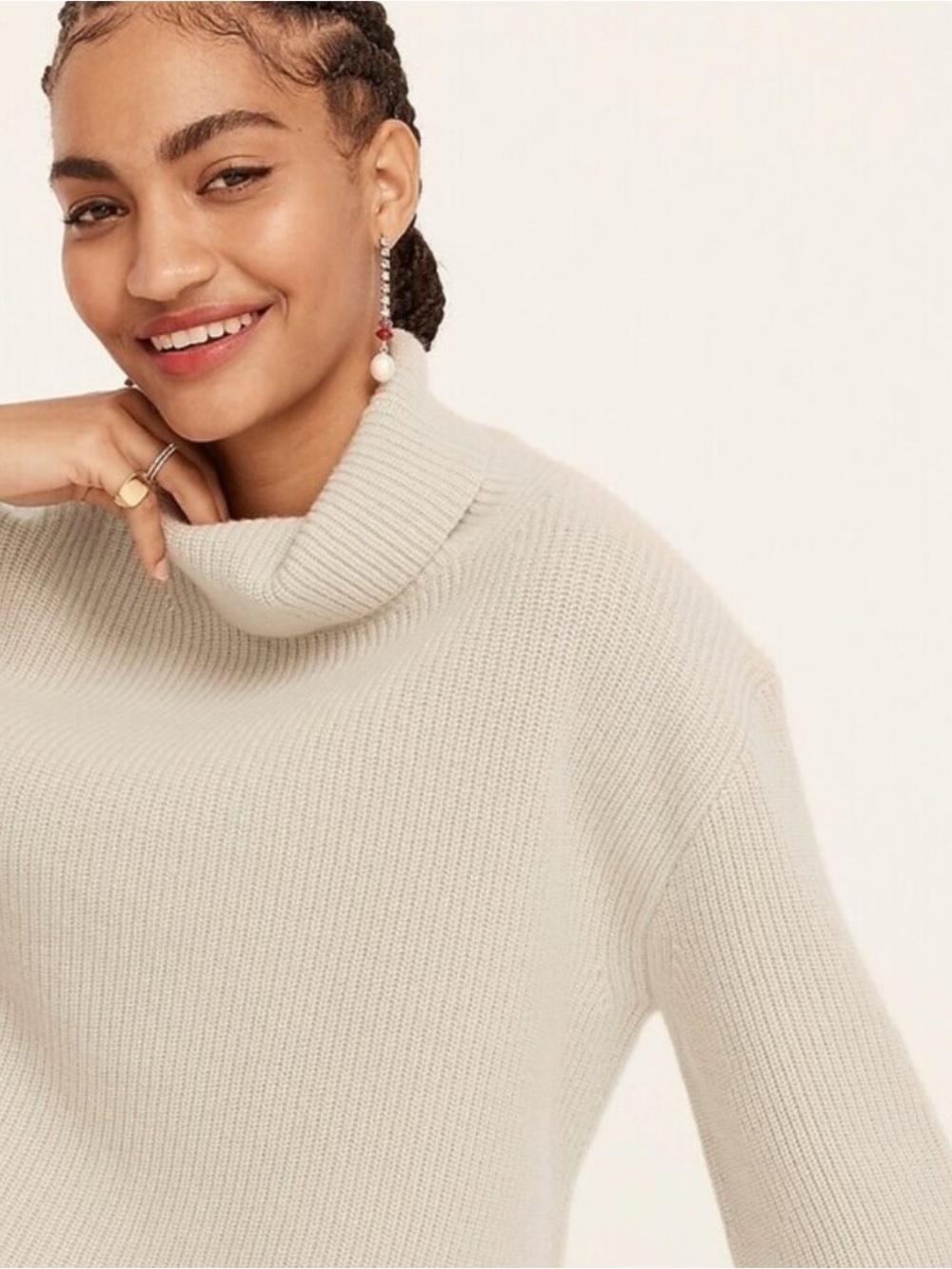 J. Crew Cashmere and Wool Relaxed Sweater Size S! RARE!!! SOLD OUT SO SOFT
